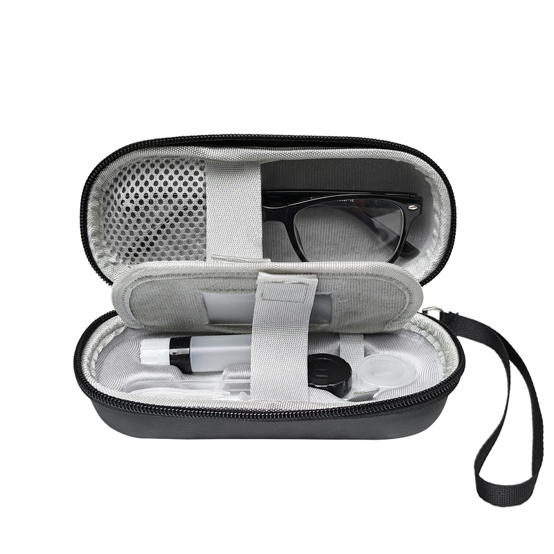 Two-In-One Eyeglass Case, Double-Layer Dual-Use Contact Lens Case, Double Box, Anti-Pressure Portable Dual-Use Contact Lens Case, Storage Box Two-In-One Eyeglass Case, Double-Layer Dual-Use Contact Lens Case, Double Box, Anti-Pressure Portable Dual-Use Contact Lens Case, Storage Box