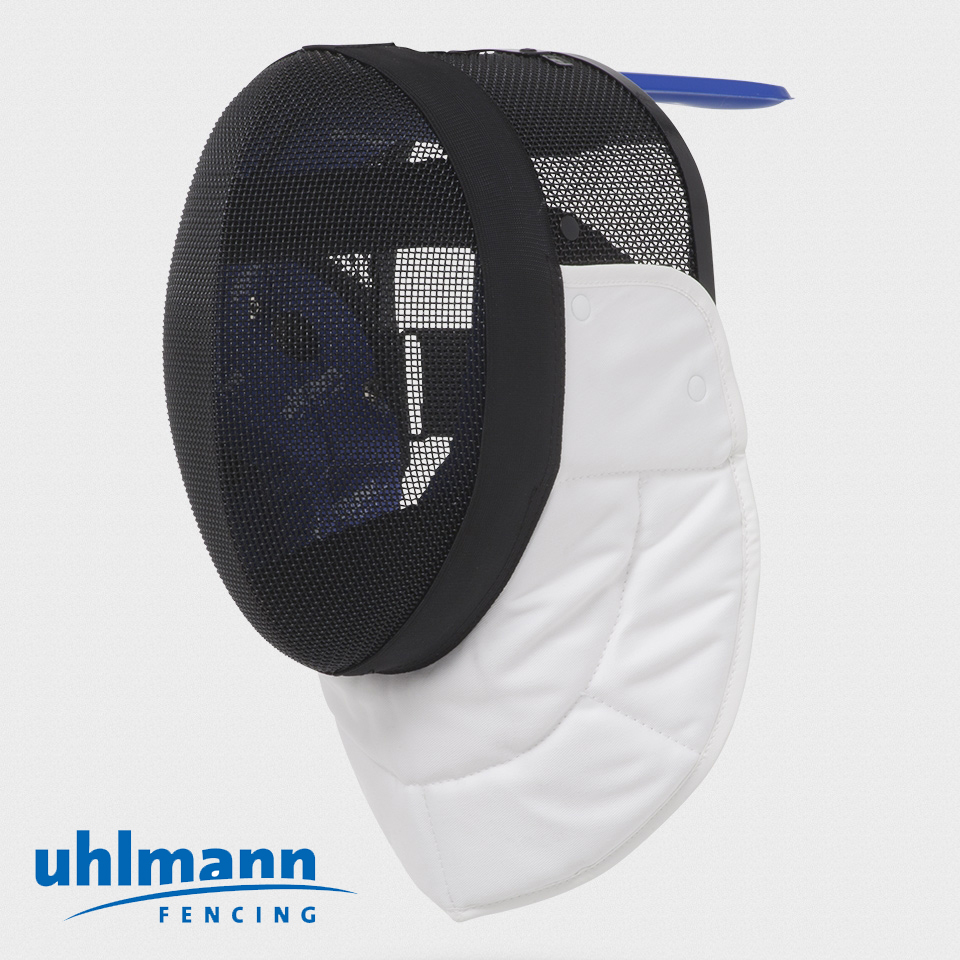 Uhlmann Wolman FIE certified 1600N fixed inner lining heavy sword protective face fencing mask
