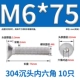 M6*75 (10) 304