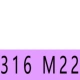 Флуоресцентный желтый M22 316 (1