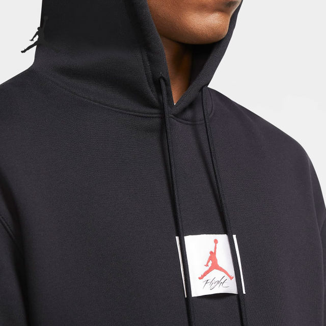 Nike/Nike ຂອງແທ້ JORDANFLIGHT ເສື້ອຂົນແກະຜູ້ຊາຍ hoodie sweatshirt ດູໃບໄມ້ລົ່ນແລະລະດູຫນາວ CV6147