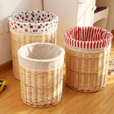 脏衣篮收纳玩具家用藤编竹编收纳桶收纳筐收纳篮脏衣篓洗衣篮子大