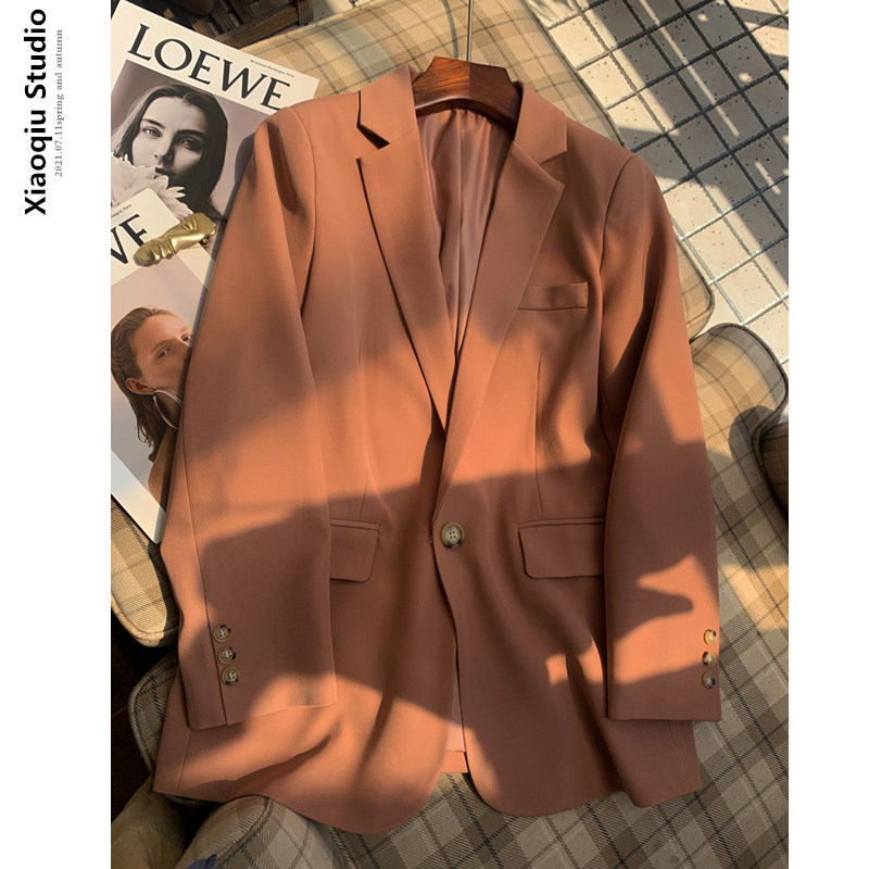 Anti-season autumn new temperament commute small suit jacket female Korean version Spring and autumn little Subsuit women's blouse