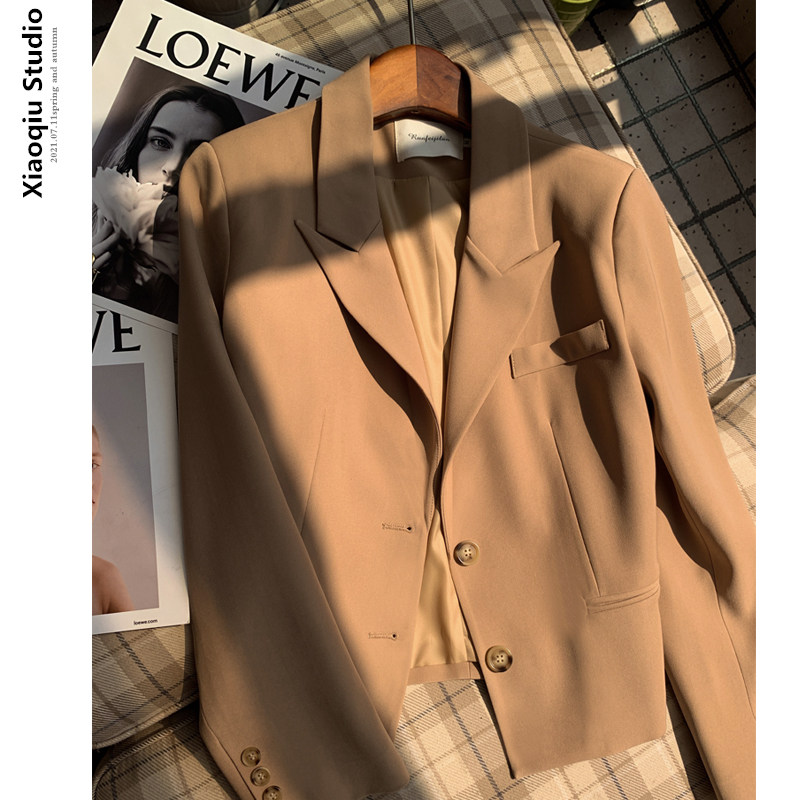 2022 spring new Korean style temperament short small suit jacket women's spring and autumn small suit women's top