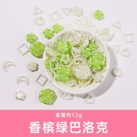 Коробка с зеленой барокко шампанского около 12 г