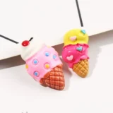 Кремовый чехол для телефона для мороженого, аксессуар с аксессуарами, набор материалов ручной работы, барсетка, «сделай сам»