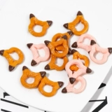 Мультяшный пончик, кремовый чехол для телефона, аксессуар с аксессуарами ручной работы, хлеб, «сделай сам»