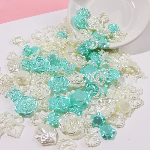 Кремовый чехол для телефона из жемчуга, аксессуар с аксессуарами, набор материалов ручной работы, барсетка, «сделай сам»