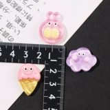 Мультяшный кремовый чехол для телефона, аксессуар с аксессуарами, набор материалов ручной работы, барсетка, DIY