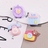 Мультяшный цифровой кремовый чехол для телефона, ювелирное украшение с аксессуарами, набор материалов ручной работы, барсетка, DIY