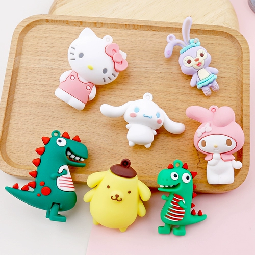 Мультяшная кремовая кукла, чехол для телефона, набор материалов, силиконовая барсетка с аксессуарами, «сделай сам»