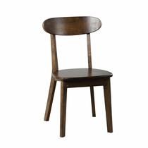 Nordic modern pure solid wood dining chair Simple Japanese white oak Louis chair Restaurant furniture Windsor chair