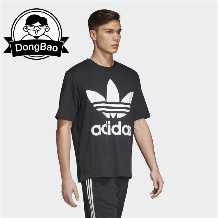Áo thun ngắn tay nam tháng 4 của ADIDAS clover - Áo phông thể thao áo ba lỗ nữ the thao