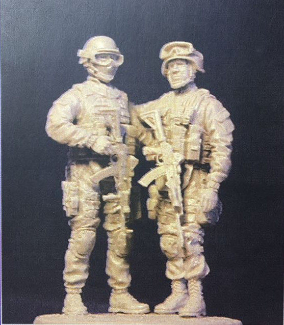 1:35 resin soldiers modern Russian special forces Alpha XD91-Taobao