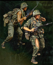 1:35 Resin soldiers Vietnam War US 2 people XD111
