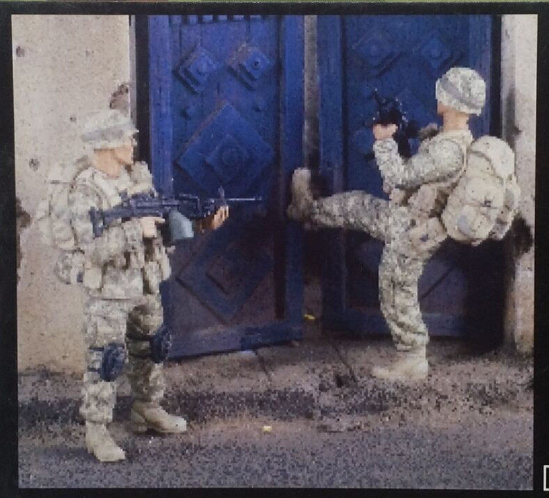 1:35 resin soldiers modern US military new product for 2 people XD10-Taobao