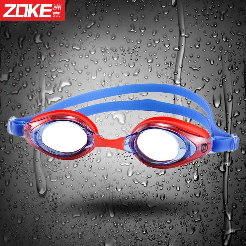 ZOKE Zhou Ke trẻ em mới chống sương mù kính bơi HD cho bé gái kính bơi hoạt hình dễ thương - Goggles