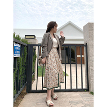 Toe tendons (spot)Fat mm secret garden retro waist dress women loose thin skirt in long section