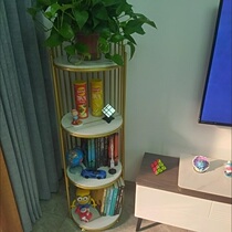 Light extravagant shelf floor style sofa Next bedroom bedside sanitary bird cage marble Nordic wind iron art shelf