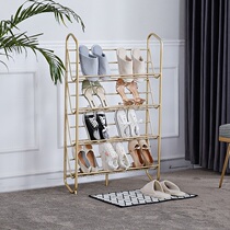 Shoe rack small narrow door opening with extremely narrow slit and simple small mini entry door obliquely placed with high vertical ultra-thin 17cm