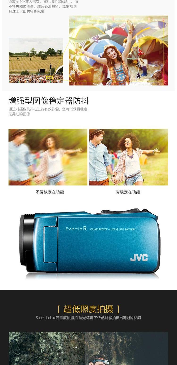 Máy quay phim chuyên nghiệp HD JVC / Jie Wei Shi GZ-R465GAC