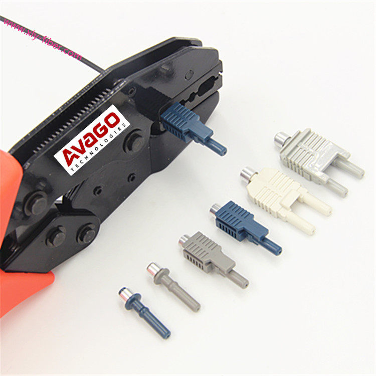 Plastic fiber crimping pliers Fiber press tools