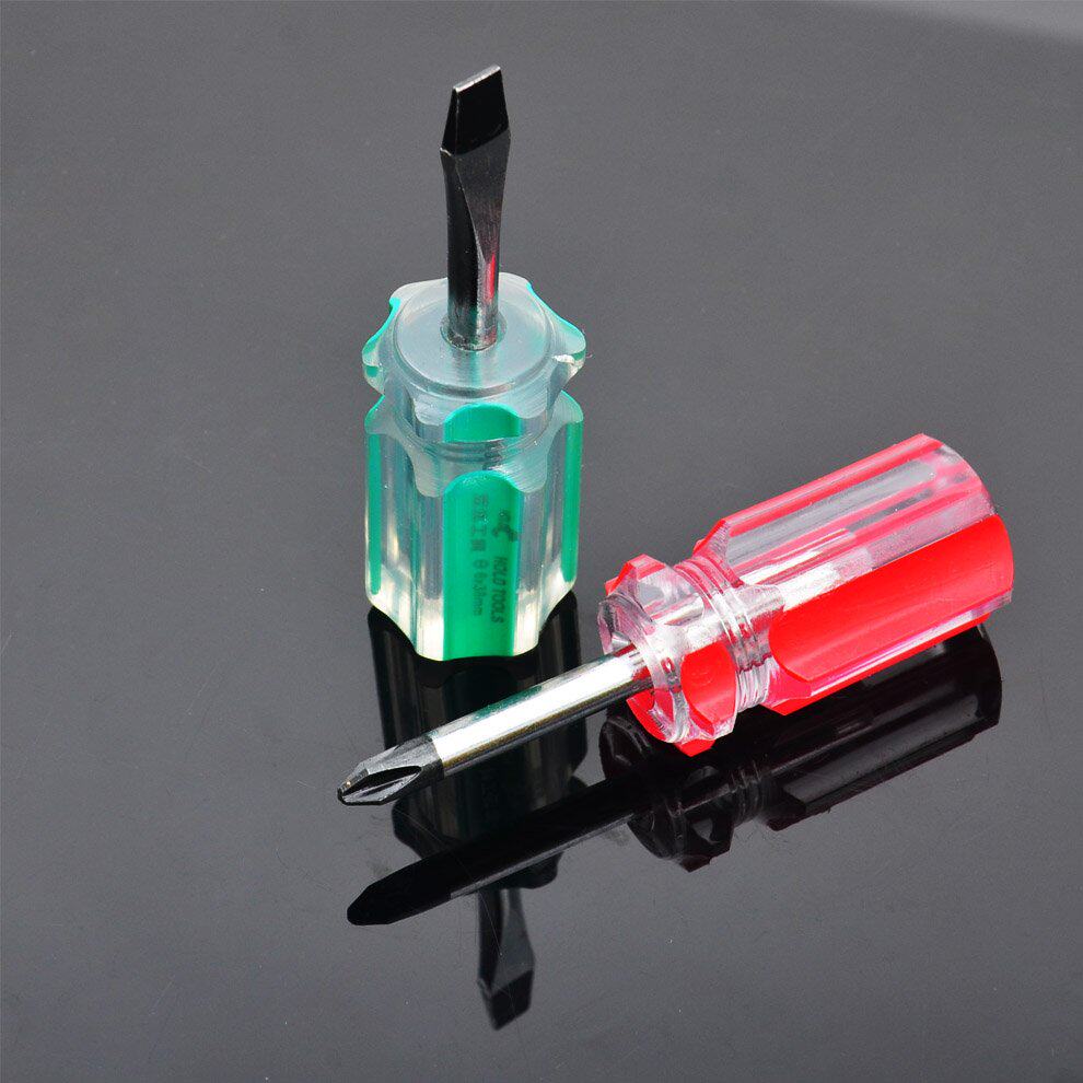 Short handle screw driver short handle screwdriver cross screw screwdriver with screw opener portable screwdriver