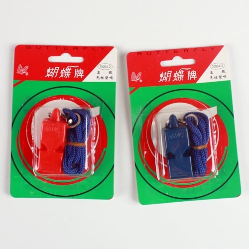 Butterfly plate plastic mouth whistle butterfly opening whistle with rope plastic mouth whistle Whistle Match Whistle