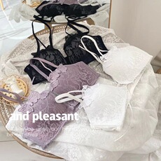 Бюстгальтер 蝴蝶之恋 一件代发 前扣无钢圈小胸聚拢文胸深v性感蕾丝边美背衣 OTHER