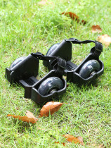 Adult Starry Wheel PU Wind Fire Wheel Children Full Flash Wheel Slip Shoe Heel Style Scooter SHOE SLIDE LIGHT WHEEL