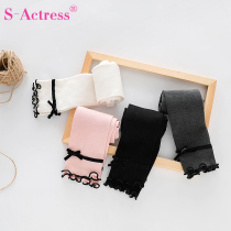 2020 Spring Autumn Season New Girl Baby Pants Knit Thin wood Agaric Sides CUHK Tong Pants Socks Childs Underpants