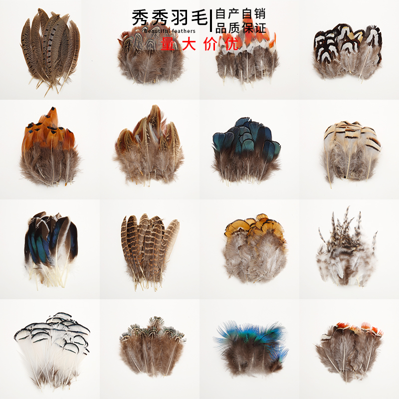 1 piece 50 diy feathers blue and white pointed feathers craft decorative feather dream catcher material