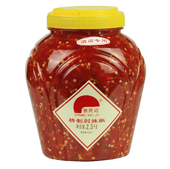 Zhang's Notes Chili Sauce Refined Chopped Chili 2 3kg Red Chopped Pepper Fish Head Chopped Peppers Catering