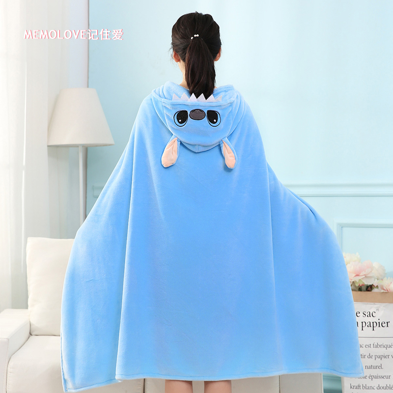 Khâu 贝史迪奇史迪 Aberdeen nhà người khăn choàng máy lạnh mũi lười biếng ngủ chăn flannel giản dị - Ném / Chăn chăn nhung dày