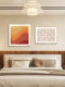 Abstract modern bedroom bedside decoration painting, high-end master bedroom art hanging painting, light luxury and high-end second bedroom wall mural