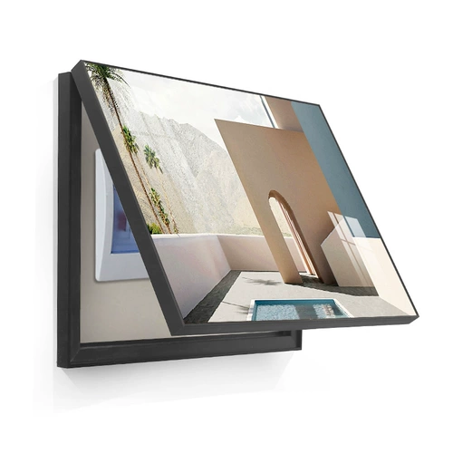 Nordic Abstract Electric Meter Box Декоративная живопись не позволяет ударить свежую висящую покраску Моранди.