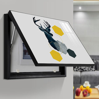 Decorative Painting for Electric Meter Box, No Drilling Required, Modern Minimalist Nordic Style, Power Distribution Box Cover Mural, Power Box Hanging Painting