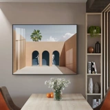 Nordic Abstract Electric Meter Box Декоративная живопись не позволяет ударить свежую висящую покраску Моранди.