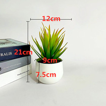 Simulation multi-meat plant false flower potted plant simulation green planting bonsai emulation 7 layers of big sword and blue bonsai new goods source