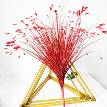 Hot Pin Flash Artificial Flower Peacock Grass Flower Arrangement Accessories Emulation Onion Grass Wedding Decorated Peacock Grass