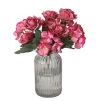 New Cargo Source Emulation Flower Bouquet Wool Buru Cuckoo Home New Year Decoration Emulation Green Planting Mountain Tea Flowers Fake Flower Pendulum