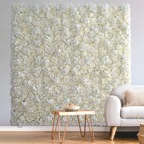 Simulation Flower Wall Background Wall Mesh Red Wall Decoration Solid Indoor Wedding Celebration Cloth Scene Ins Fake Rose Wall Decoration