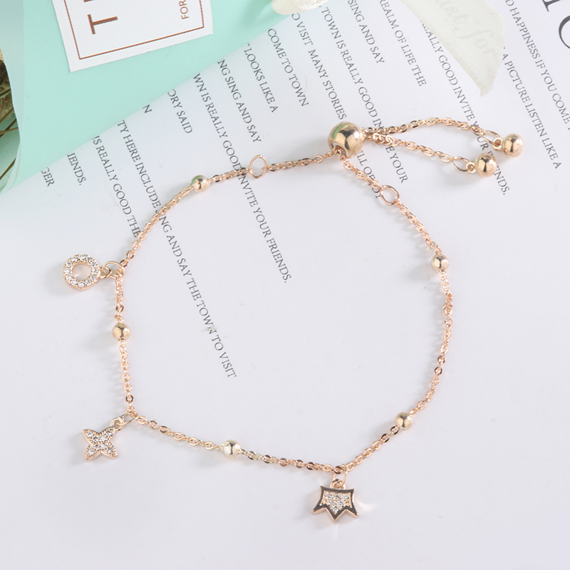 S925 Sterling Silver Fashionable Versatile Star Crown Women's Pull-Out Bracelet, Korean and Japanese Style, Unique and Trendy, Popular on Tiktok S925 Sterling Silver Fashionable Versatile Star Crown Women's Pull-Out Bracelet, Korean and Japanese Style, Unique and Trendy, Popular on Tiktok