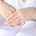 Nhẫn bạc sterling 925 hoa anh đào dễ thương hoa ngọt ngào Hàn Quốc dễ thương mở ngón trỏ nữ nhẫn ngày Valentine mẫu nhẫn nam đẹp Nhẫn