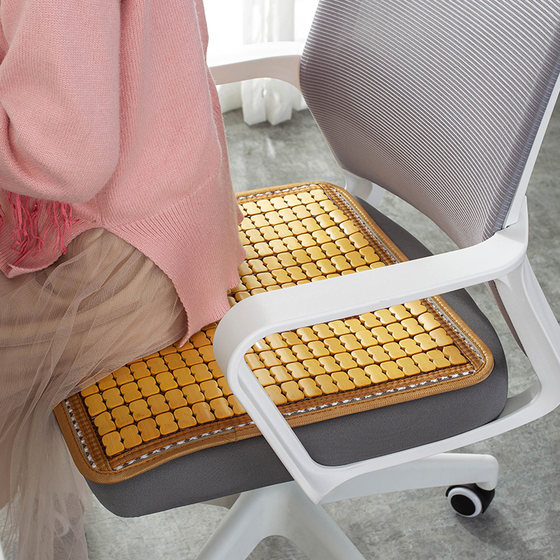 Summer office chair seat cushion dining chair cushion summer mat cushion computer chair sofa bamboo mat mahjong cushion