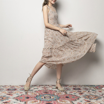 (The wind is also gentle) 13plus Wandering Republic floral skirt ballet dress oversized floral dress