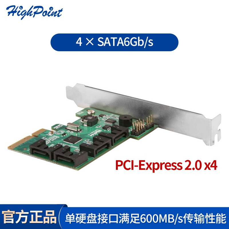Rocket Highpoint RR640L SATA 6Gb PCI-E2 0x4 RAID Array Card 