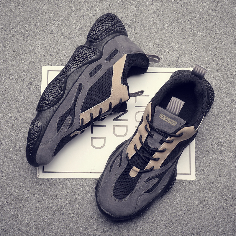 Spring Autumn Trend Men's Shoes 2022 Han Edition 100 Hitch Men's Small Bear Shoes Sports Casual Tennis Red Panda Old Daddy Shoes