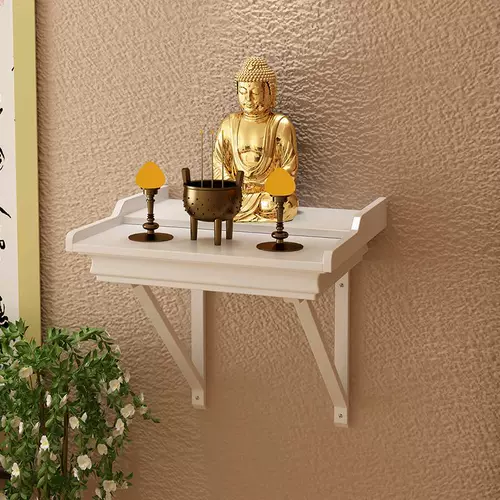 Многофункциональный дом буддийский гуньян для столовых богатства боги поклоняются платформе Бога, чтобы поместить статую Будды статуи Будды Статуя твердого древесины Стена шкафа