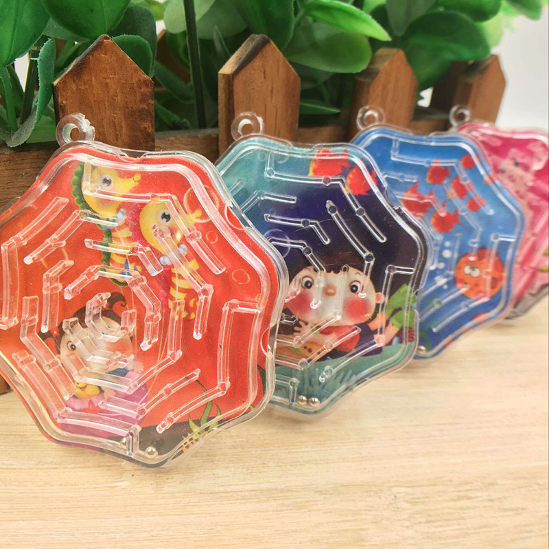 Star Anise Labyrinth Children Steel Ball Labyrinth of Puzzle Toy Ball Bearing Track Maze Kindergarten Prizes